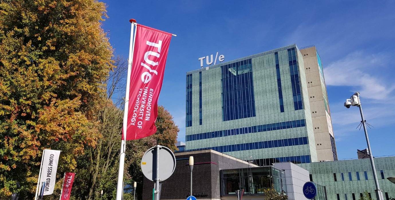 Campus view of Eindhoven University 